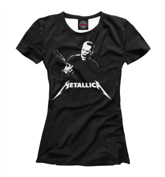Футболка для девочек Metallica. James Hetfield