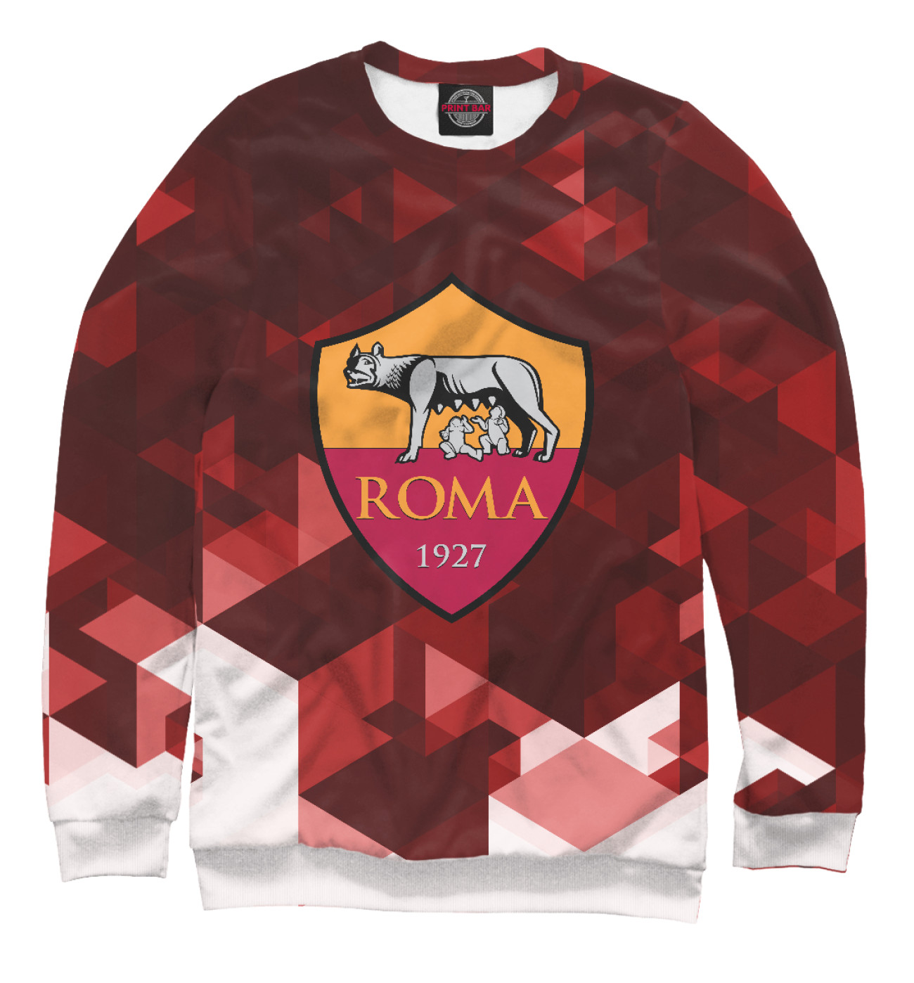 Мужской Свитшот Roma FC Abstract, артикул: FTO-362424-swi-2