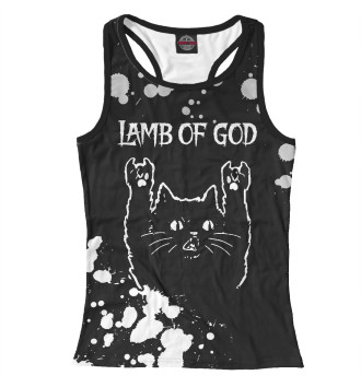 Женская Борцовка Lamb of God | Рок Кот
