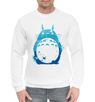 Мужской Хлопковый свитшот Blue Totoro