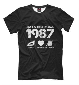 Мужская футболка Дата выпуска 1987
