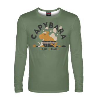 Мужской Лонгслив Capybara fan club