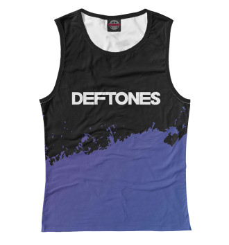 Женская Майка Deftones Purple Grunge
