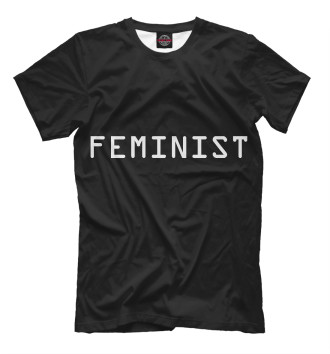 Мужская Футболка Feminist