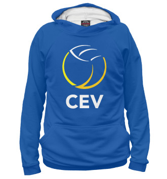 Мужское Худи Volleyball CEV (European Volleyball Confederation)