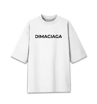 Женская Хлопковая футболка оверсайз Dimaciaga