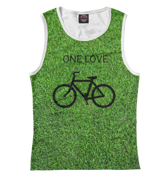 Майка для девочек Велосипед одна любовь