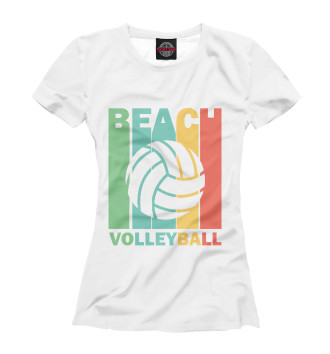 Женская Футболка Beach Volleyball