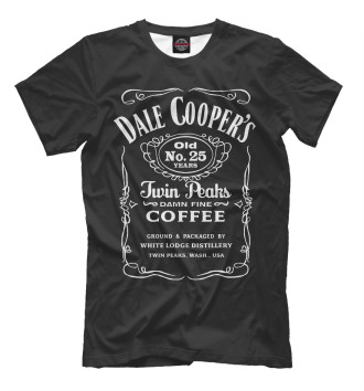 Мужская Футболка Dale Cooper Whiskey