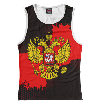 Женская Майка Russia collection 2018 RED