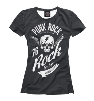 Женская Футболка Punk Rock