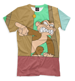 Мужская футболка Злая обезьяна