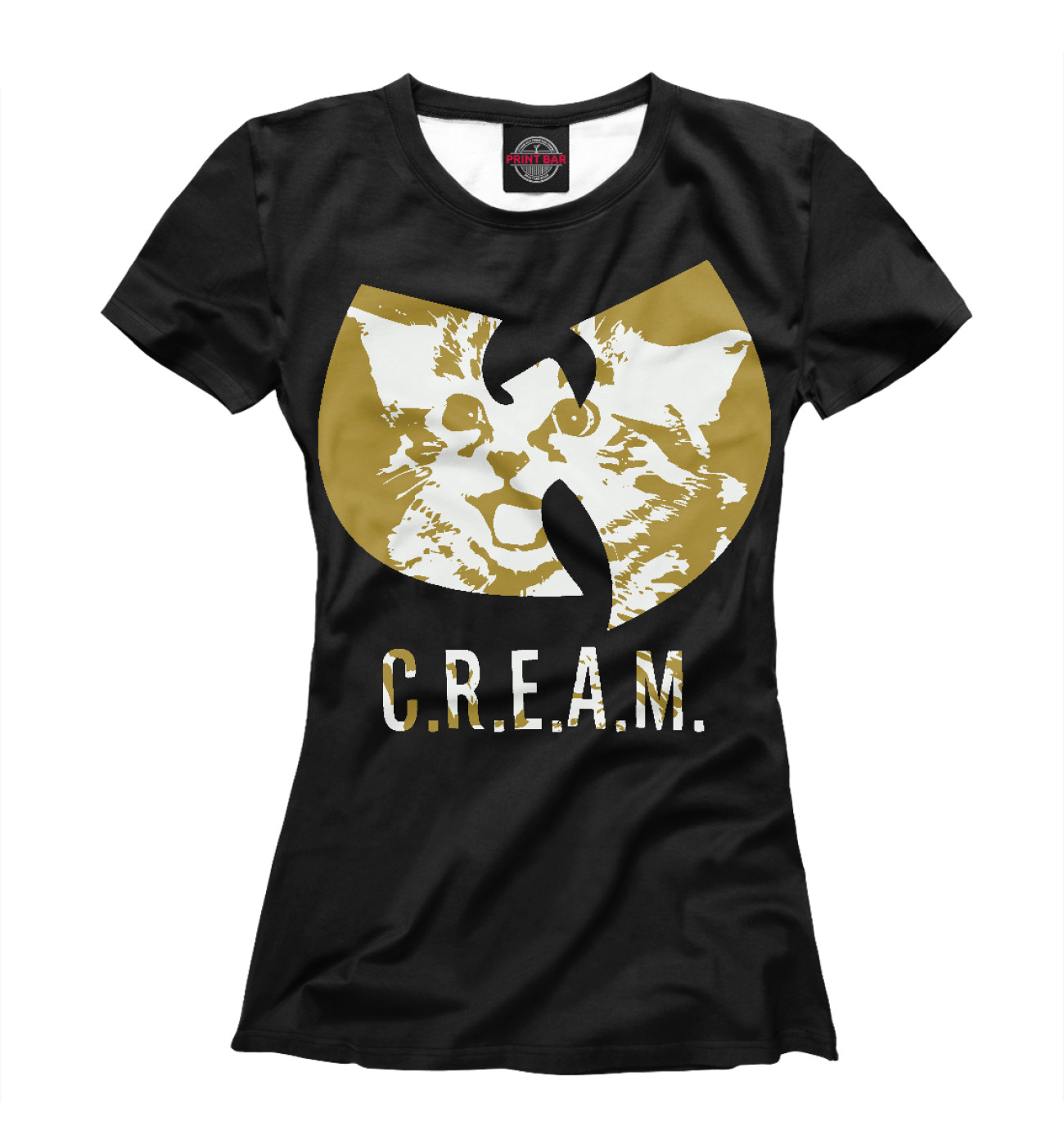 Женская Футболка Wu-Tang Cream, артикул: WTK-732738-fut-1