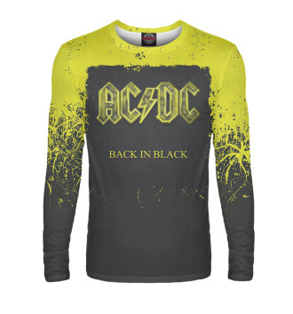 Мужской Лонгслив Back in black — AC/DC