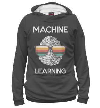 Мужское Худи Machine Learning GeekBrain