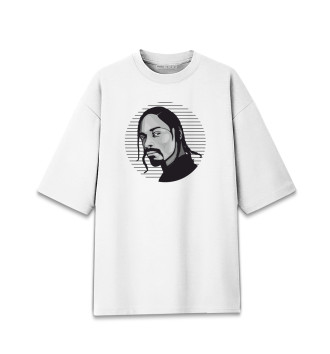 Женская Хлопковая футболка оверсайз Snoop Dogg