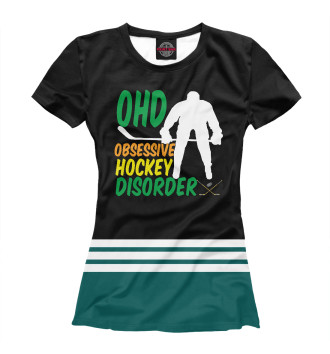 Женская Футболка OHD obsessive hockey