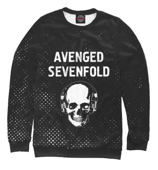 Женский свитшот Avenged Sevenfold + Череп