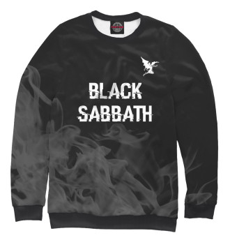 Мужской Свитшот Black Sabbath Glitch Black