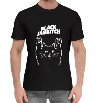 Мужская Хлопковая футболка Black Sabbath