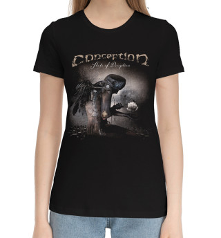 Женская хлопковая футболка Conception