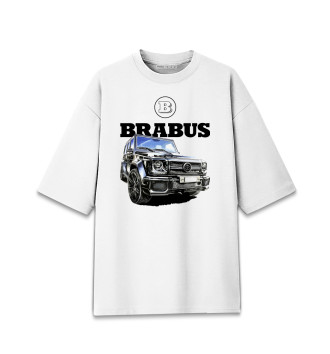 Мужская Хлопковая футболка оверсайз Gelendwagen Brabus 900