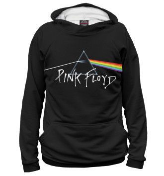 Худи для девочек Pink Floyd: Пинк Флойд лого и радуга