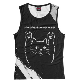Женская Майка Five Finger Death Punch Cat