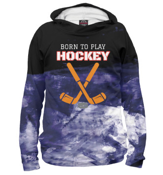 Женское Худи Born To Play Hockey