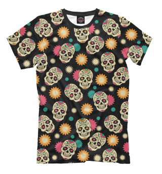 Мужская футболка День мёртвых, Мексика