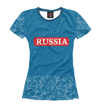 Женская Футболка Россия