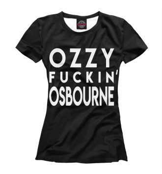 Женская Футболка Ozzy Osbourne
