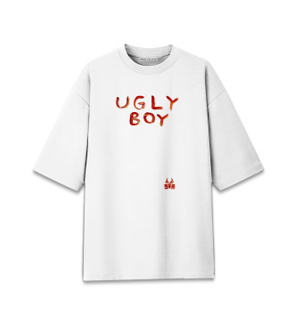 Женская Хлопковая футболка оверсайз Ugly Boy