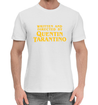 Мужская Хлопковая футболка Quentin Tarantino