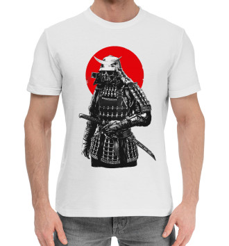 Мужская Хлопковая футболка Мертвый самурай
