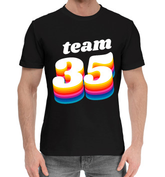 Мужская Хлопковая футболка 35