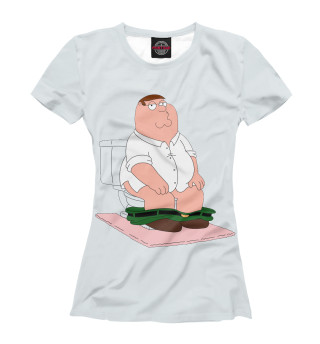 Женская футболка Питер на горшке