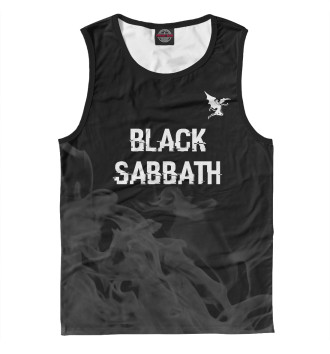 Мужская Майка Black Sabbath Glitch Black