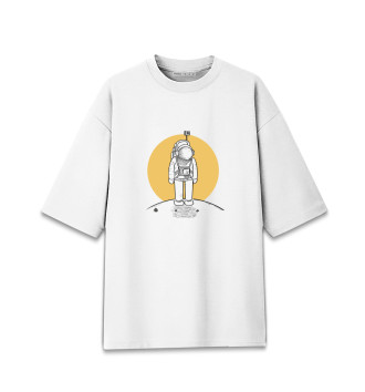 Женская Хлопковая футболка оверсайз Art Core