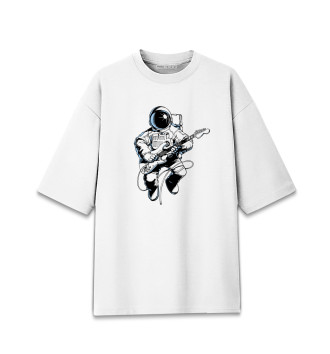 Женская Хлопковая футболка оверсайз Space rock