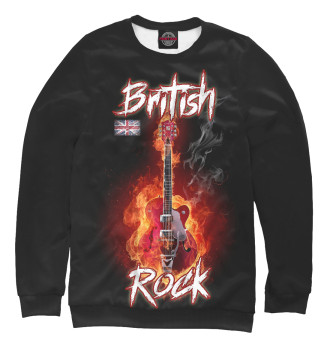Свитшот для девочек British rock music