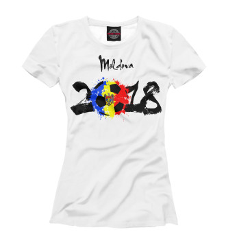 Футболка для девочек Молдова