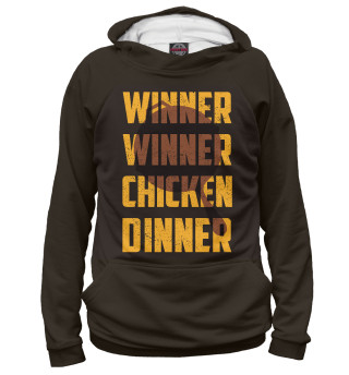 Мужское худи Winner winner chicken dinner