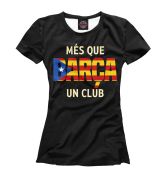 Женская Футболка Barca