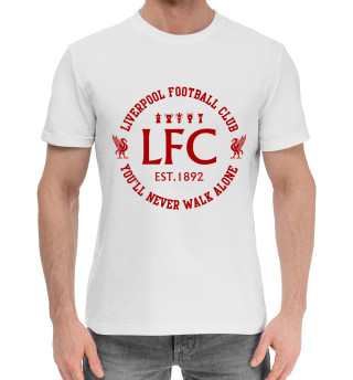 Мужская хлопковая футболка Ливерпуль