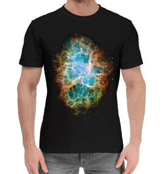 Мужская Хлопковая футболка Глубина космоса