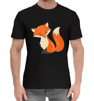 Мужская Хлопковая футболка Fox