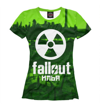 Женская Футболка Fallout-Илья