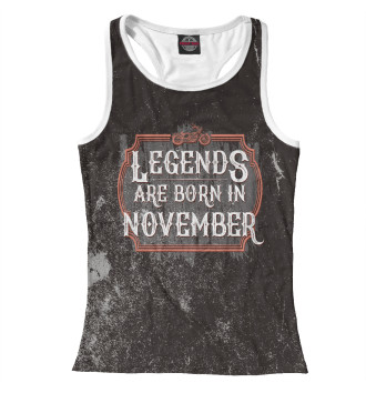 Женская Борцовка Legends Are Born In November