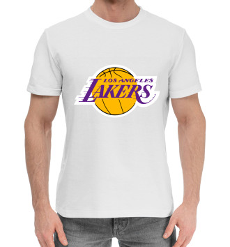 Мужская Хлопковая футболка Lakers
